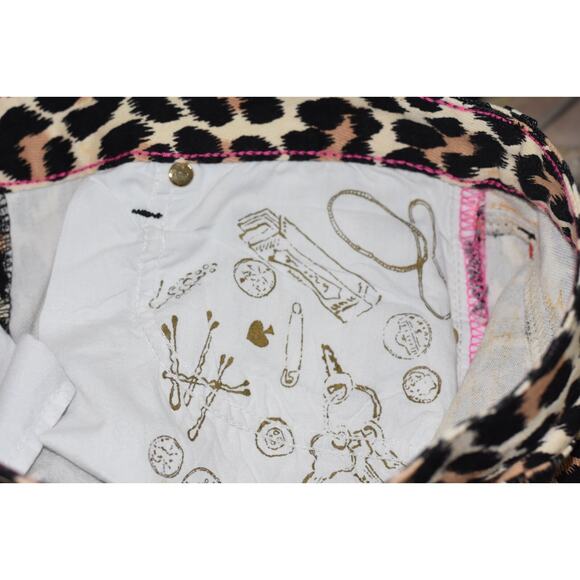 Kate Spade Jeans Women's 29 Broome Street Leopard Print Denim Skinny - Picture 8 of 9